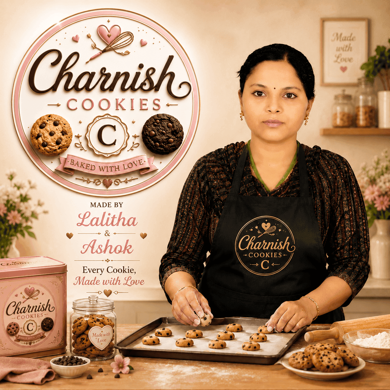 Charnish Cookies founder photo